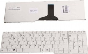 Resim Toshiba Satellite L665 L665D Notebook Klavye Tuş Takımı-Beyaz İnfostar