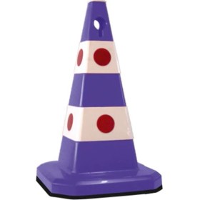 Resim Evelux Ultra Kedi Gözlü Koni Mavi Ağırlıklı 60 cm Trafik Dubası 