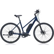 Resim Carraro E-sportive 6.2 28 Jant 9 Vites 45 Cm Hidrolik Disk Fren Şehir Bisikleti-lacivert 