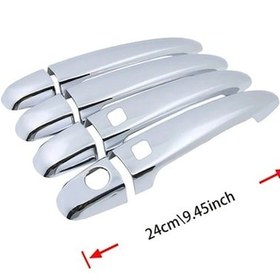 Resim Xuweiwei 2 Keyless Entry-1 Toyota Camry Xv40 2007 2011 Ve Daihatsu Altis Xv40 Kaput Kolu Kılıfı Çizilmeye Dayanıklı Metalik Kaplama Kolay Montaj 