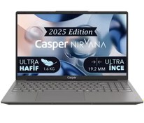 Resim Casper X600.7430-8D00T-G-F Dizüstü Bilgisayar Metalik Gri 