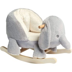 Resim Mamas&Papas Sallanan Fil Ellery Elephant - Krem-Gri / 12+ Ay 