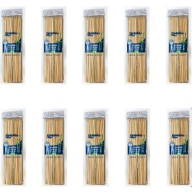 Resim Dolphin Bambum Ahşap Çöp Şiş 10 x 100'lü 25 CM 