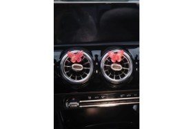 Resim Tasarım Arabam Kırmızı Kelebek Klima Süsü 2 Adet 