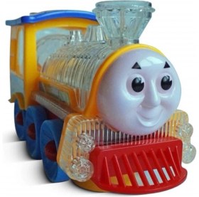 Resim Funny Loco Işıklı ve Sesli Çarp Dön Lokomotif Tren 2888B (Gko: 7314) 