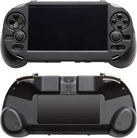 Resim Sedicoca Tetik El Kavrama Kabuk Kontrolörü Koruyucu Kılıf L2 R2 Tetik Düğmesi Kavrama Kabuk Kontrol Cihazı Playstation PS Vita 1000 için Koruyucu Kılıf Siyah 