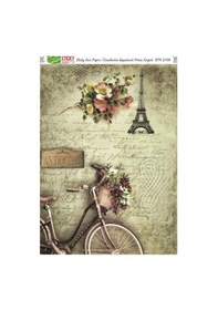 Resim Rich Kendinden Yapışkanlı Pirinç Dekopaj Kağıdı Stk2159 