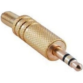 Resim 3.5 MM Stereo Erkek Jack Gold 