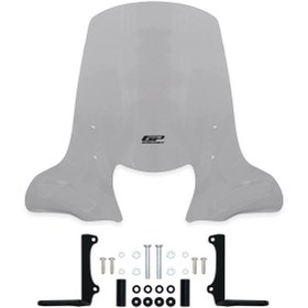 Resim GP KOMPOZİT Gp Kompozit Siperlik Tur Camı Füme 55cm Piaggio Medley 150 2023 