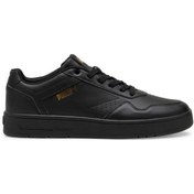 Resim Puma 39501802 Court Classıc Black Gold Erkek Sneaker Siyah 