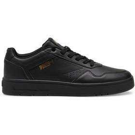 Resim Puma 39501802 Court Classıc Black Gold Erkek Sneaker Siyah 
