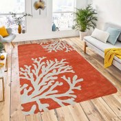 Resim 1 adet Beyaz Mercan Desenli Alan Matı - Şık Kısa Peluş Mat Yatak Odası, Mutfak, Oturma Odası veya Yemek Odası için - Çoklu Boyutlar Mevcut, Kalınlık 0.99 cm, Ağırlık 480g/kare.m, Ofis Dekoru | Zarif Ev Aksesuarı | Yumuşak Dokulu 