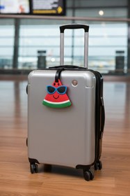 Resim Boldy Karpuz Figürlü Valiz Etiketi - Bavul Etiketi -Bagaj Etiketi-Çanta Etiketi-Valiz İsimliği-Luggage Tag 