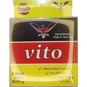 Resim Vito 100 Mt Fluorocarbon Coated Misina Clear 0.26 
