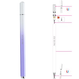 Resim UnDePlus Dokunmatik Tablet Telefon Kalemi +1 Yedek Uç Renk Geçişli Passive Stylus Bilgisayar Kalem 