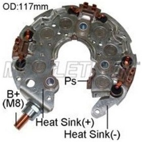 Resim Mobiletron Diot Tabla Ford Fıesta -focus -kuga /mazda 3./volvo C30-s40 1.6 2.0 Dizel 150 Amp 12x50amp.diot . 