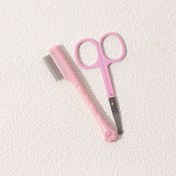 Resim Pet Yüz Temizleme Tarak Seti Gözyaşı Lekelerini Giderir Göz-Pisi Kedi Pati Tarak Köpek Tüyü Onarım Makası Kedi Tüyü Tarak Evcil Hayvan Temizlik Malzemeleri 