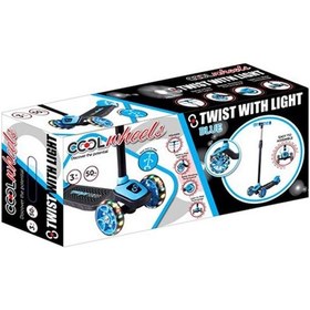 Resim Furkan Toys Cool Wheels Led Işıklı 3 Tekerlekli Twist Scooter 3+ Yaş 
