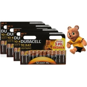 Resim Duracell Alkalin 48'li Özel Pil Paketi(12 Aa +12 Aa+12 Aa +12 Aa ) 