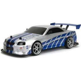 Resim Jada Uzaktan Kumandalı 1/10 Fast & Furious Nissan Skyline Gtr 