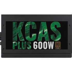 Resim Aerocool Cylon Serisi AE-KCASP600 600W 80+ Bronze 50A Single Rail Aktif PFC Güç Kaynağı 