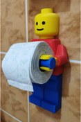 Resim 3D Minifig Tuvalet Kağıdı Tutacağı 