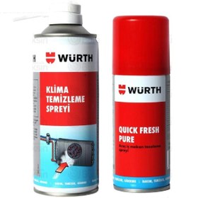 Resim Würth Klima Temizleme Spreyi 300 ml Quick Fresh 100ml 