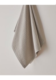 Resim English Home Stripe Pamuk Yüz Havlusu 50x70 Cm Koyu Bej Koyu Bej 