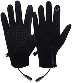 Resim Erkekler İçin Isıtmalı Eldivenler,Dokunmatik Eldivenler | USB İle Isıtmalı Kayak Termal Eldivenleri - Bisiklet için Kayak için Dağcılık Kış Açık Hava Soğuk Hava Kadınlar 