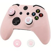 Resim Cloud011 Xbox Series X/s Kumanda İçin Pembe Tekli Yumuşak Kedi Pati Tutma Kılıfı 