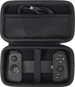 Resim Aenllosi Razer Kishi V2 Mobil Oyun Kumandası için Sert Taşıma Çantası, Sadece Kılıf (Siyah) 