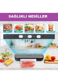 Resim Küchen Pratic VS6910 Ev Tipi Elektrikli Vakum Makinesi - 10 Adet Vakum Poşeti Hediye 