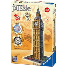 Resim Ravensburger 3 Boyutlu Plastik Puzzle Big Ben Gerçek Saatli 125869 