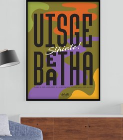 Resim Sláinte Renkli Poster 