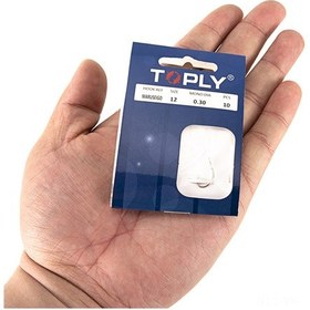 Resim Vkemall Yüksek Karbon Çelik Olta İğneleri 14 Numara - 10 Adet, 50 Cm İp Uzunluğu, Balıkçılar İçin Keskin Uçlu Takım 