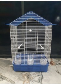 Resim Dev Boy Kuş Kafesi Mavi 55 x 33 x 47 CM 