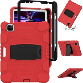 Resim Forestl Digital iPad Pro 11 Stylus Kalemli Manyetik Eşleştirme ve Şarj Fonksiyonlu Hibrit Tamı Tablet Kılıfı (Yurt Dışından) 
