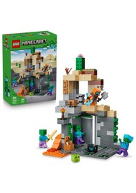 Resim LEGO® Minecraft® Zombi Zindanı 21587 - 8 Yaş ve Üzeri Çocuklar için 3 Zombi Figürü İçeren Yaratıcı Oyuncak Yapım Seti (284 Parça) 