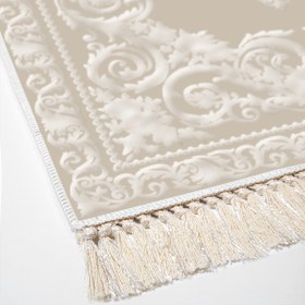 Resim Alanur Home Eko Trend Djt Yıkanabilir Kaymaz Taban Oval 3 Lü Yatak Odası Takımı 747 Klasik Bej 