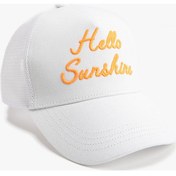 Resim Koton Cap Şapka Slogan İşlemeli Pamuklu Beyaz 3sak40037aa 3SAK40037AA000 
