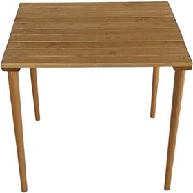 Resim Avcı Market Katlanıp Toplanabilen Çantalı Ceviz Ahşap Kamp Masası 