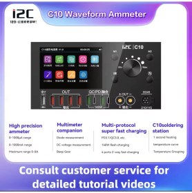 Resim I2C C10 Ampermetre Için Lehimleme Sapı D115/D210/D245 