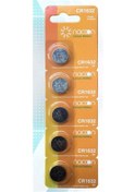 Resim Naccon Cr1632 3V lithium Para Pil 5li Blister 