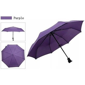Resim Eleven Market Tam Otomatik Mor Şemsiye Çok Renkli 