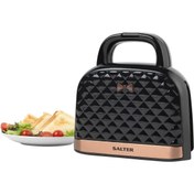 Resim SALTER Home Ek3677 Çanta Tost Makinesi, Benzersiz Yapışmaz Sandviç Ekmek Kızartma Makinesi 