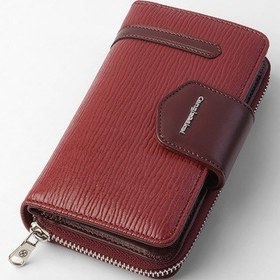 Resim Cengiz Pakel Orta Boy Desenli Kadın Cüzdan - 65256a - Bordo 65256a-bordo 