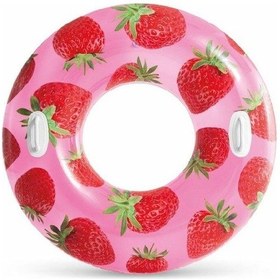 Resim Tropikal Meyve Desenli Simit 107 Cm 