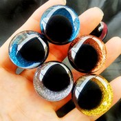Resim 20 adet Parlayan 3D Güvenlik Gözü Oyuncaklar, Peluş Oyuncaklar, Crochet Amigurumi ve DIY El Sanatları için - Parıldayan Tasarım, Kolay Kurulum, El Sanatları Aksesuarları | Parıldayan Göz Detayı | Plastik Yapı, El Sanatları Malzemeleri 