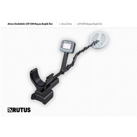 Resim Rutus Atrex Dedektör 29cm Beyaz Başlık İle 