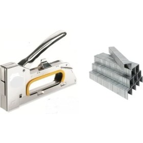 Resim Makro Yapı Makro Profesyonel 8 mm Mekanik Zımba Tabancası ve 5000 Adet Tel 1pkt Ev Iğnesi Dahil 